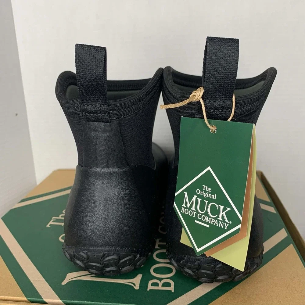 Muck Boot Muckster Ii Ankle Round Toe Pull On  Mens Black Casual Boots M2A-000